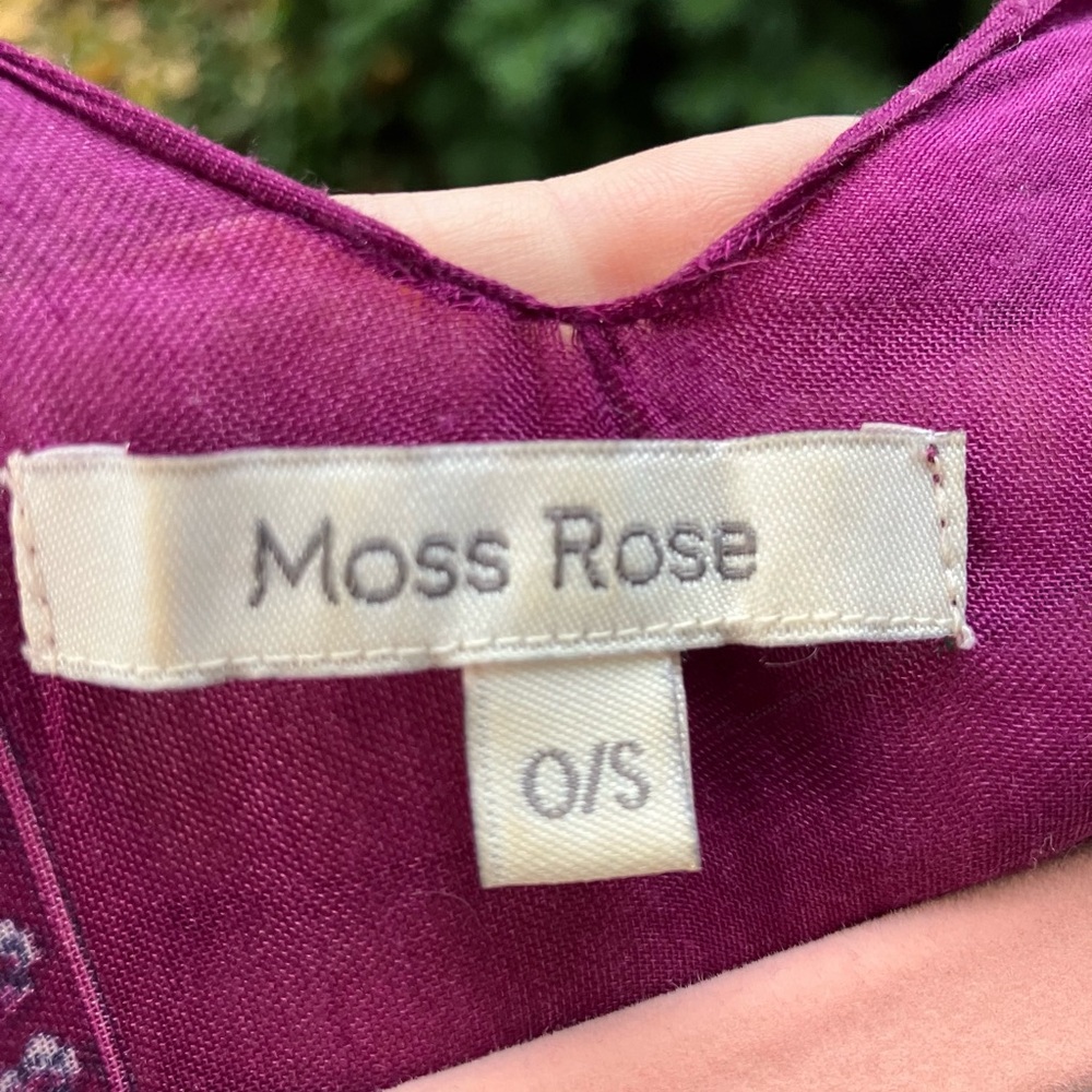 Purple Paisley Kimono Cover-up Cardigan - Picture 6 of 6
